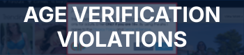 Age Verification Violations Age Verification Violations