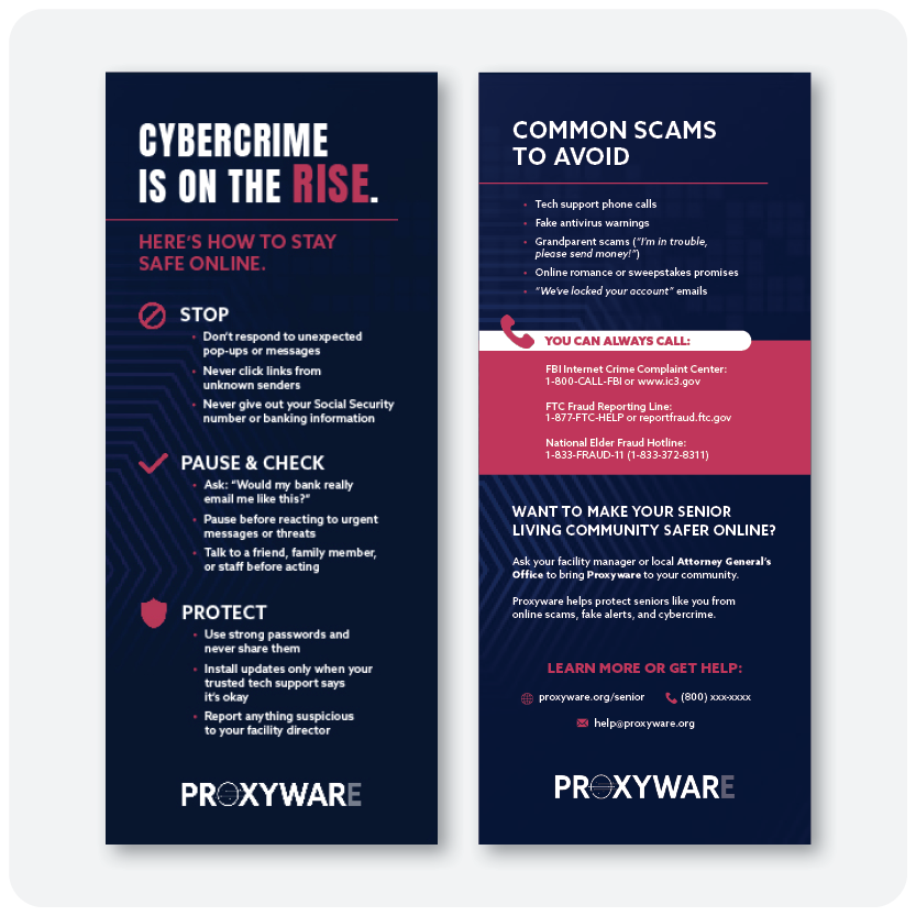 Proxyware Thumbnail-Rack Card