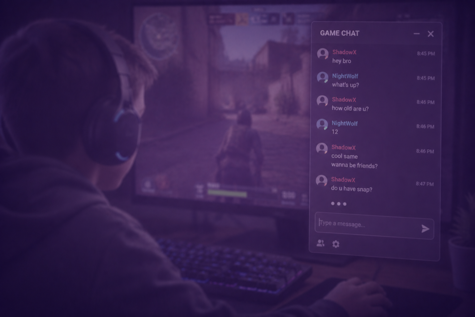 Grooming via Gaming Platforms